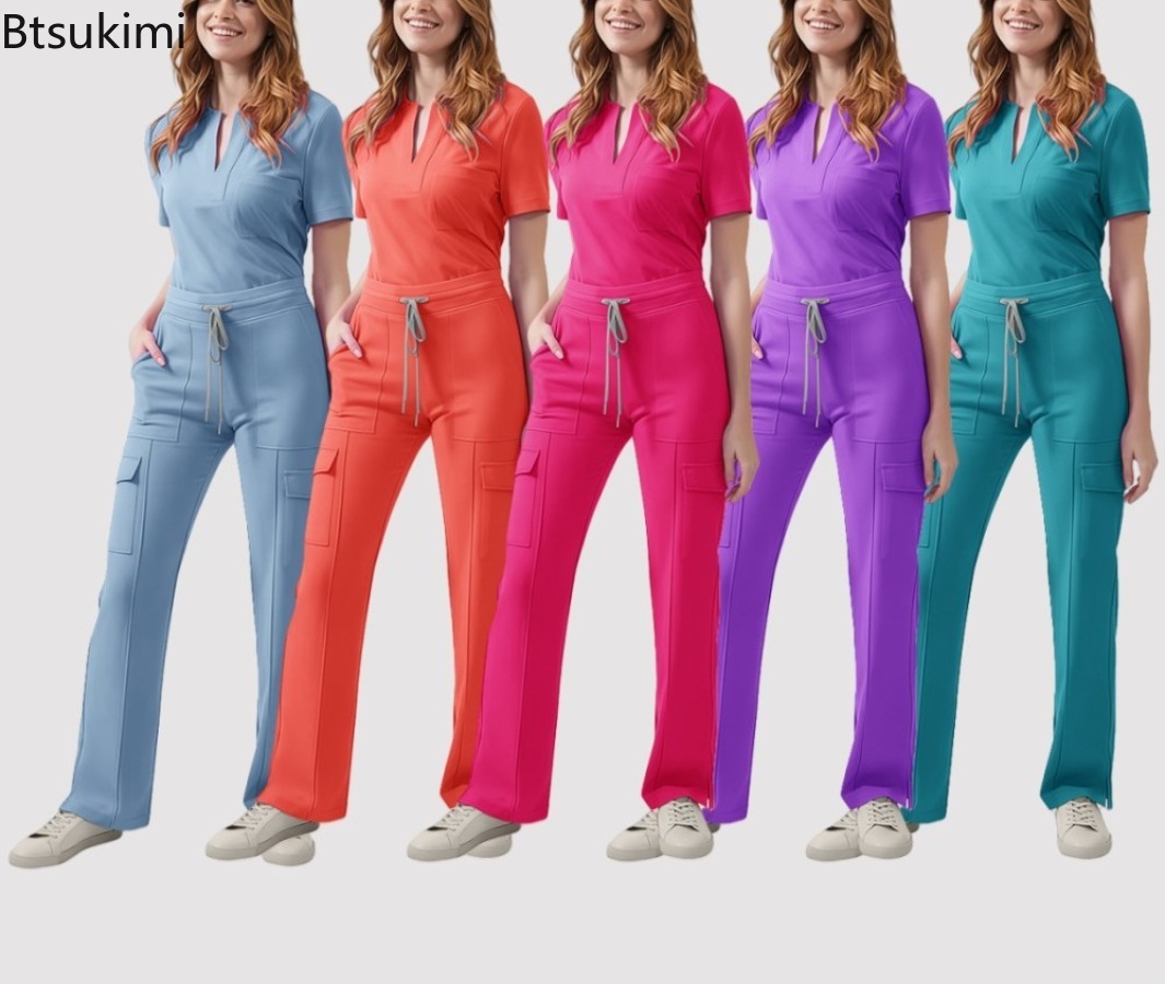 Medical Lab Uniform - Seragam Scrub Medis Wanita Set Scrub