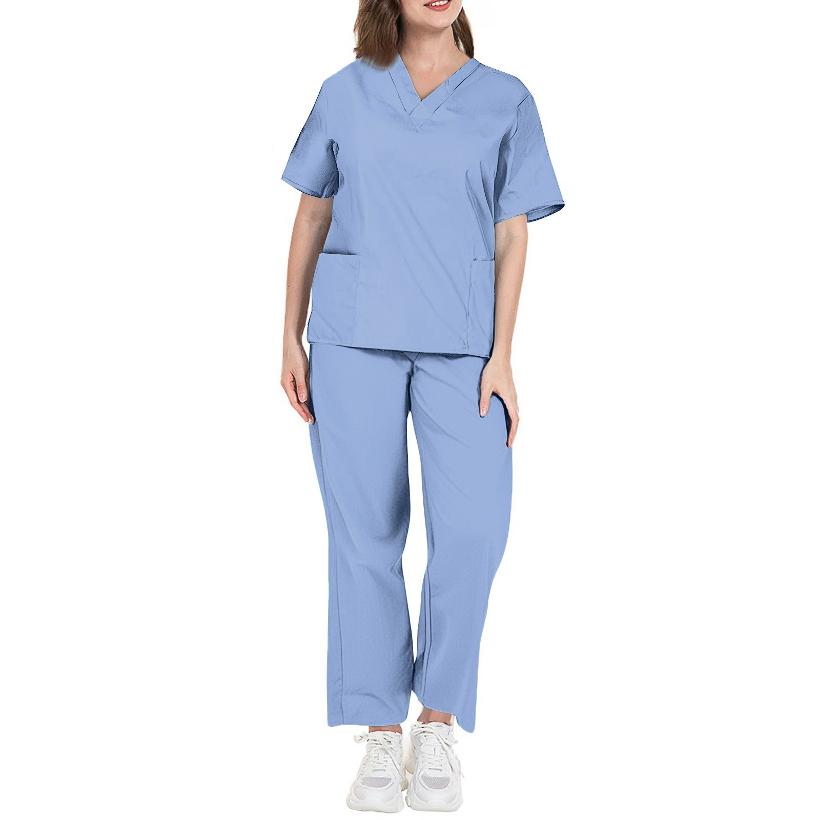 Medical Lab Uniform - Setelan Jogger Wanita Kostum Cantik Scrub