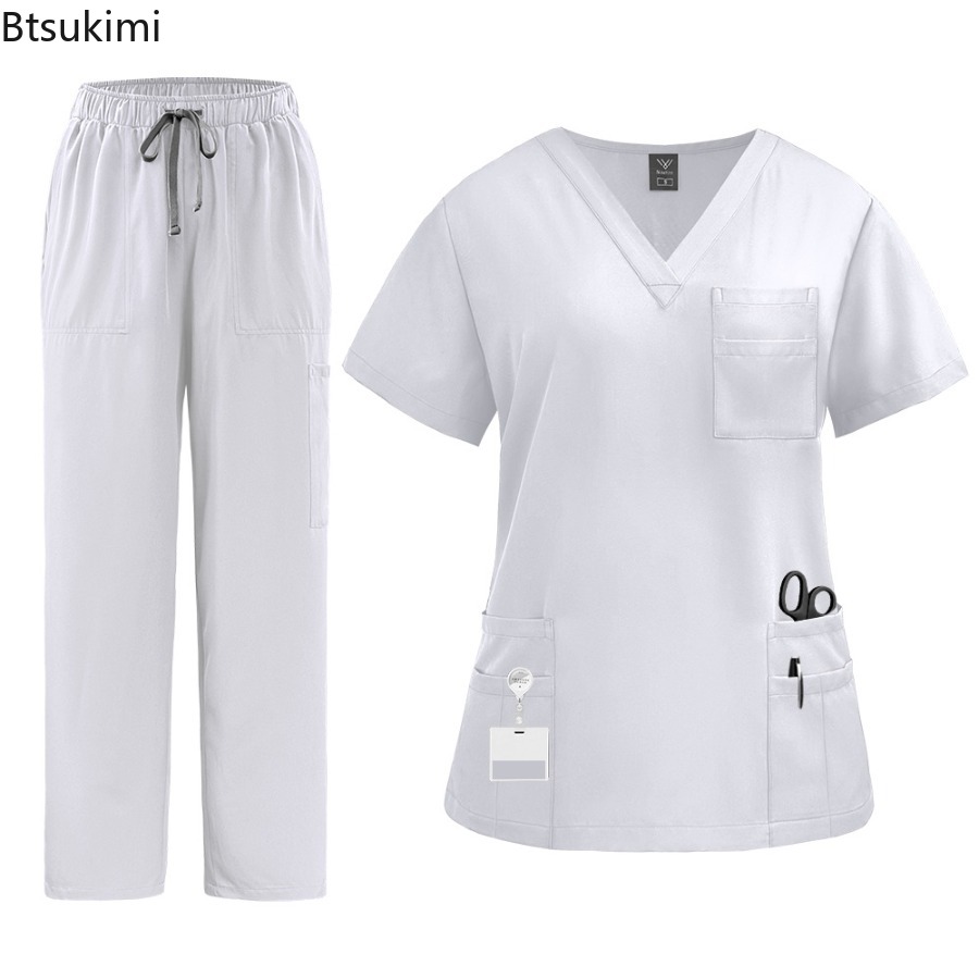 Seragam Perawat Wanita Set Ata - Medical Lab Uniform ulasan dan harga