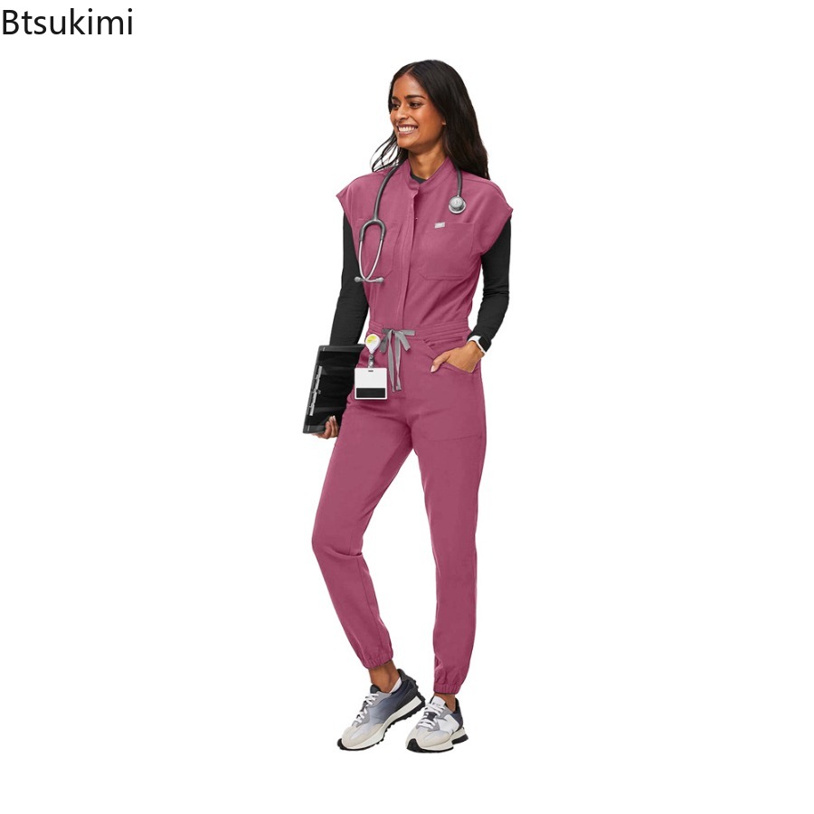 Jumpsuit Ritsleting Modis Sera - Medical Lab Uniform ulasan dan harga