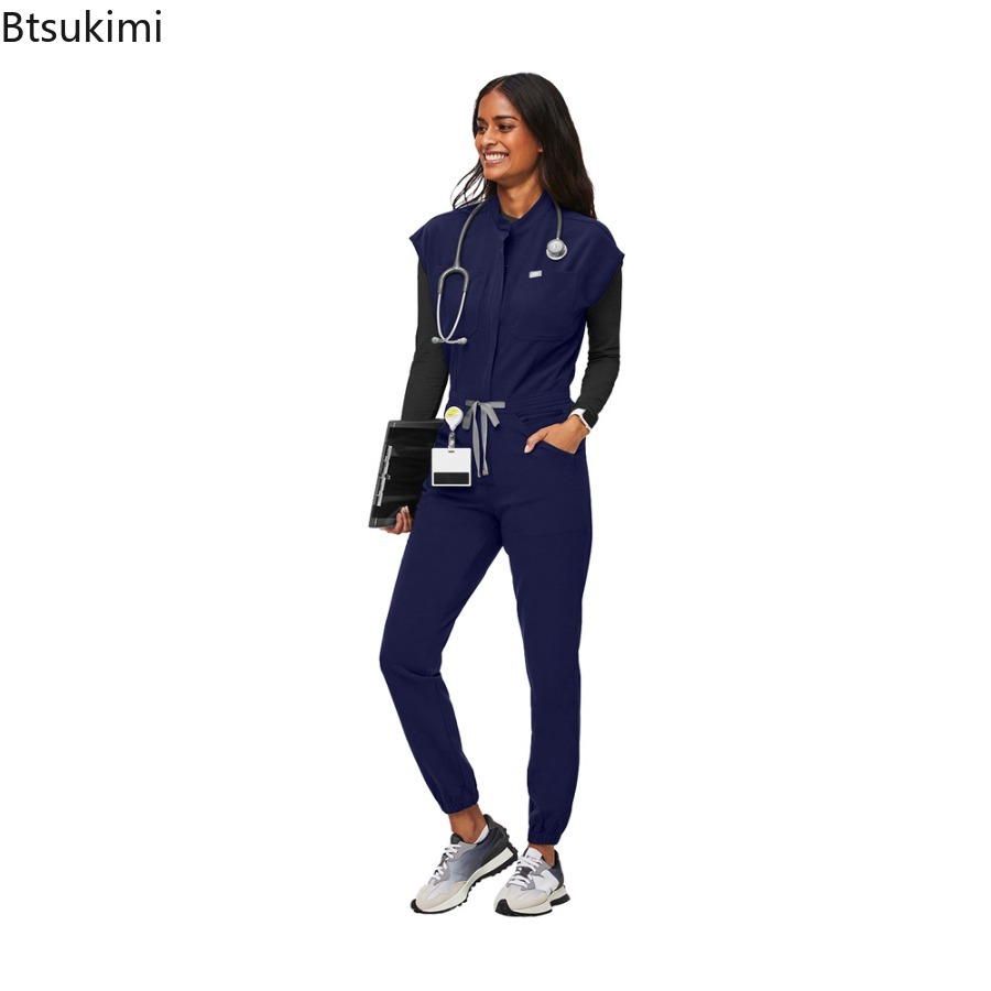 Jumpsuit Ritsleting Modis Sera - Medical Lab Uniform ulasan dan harga