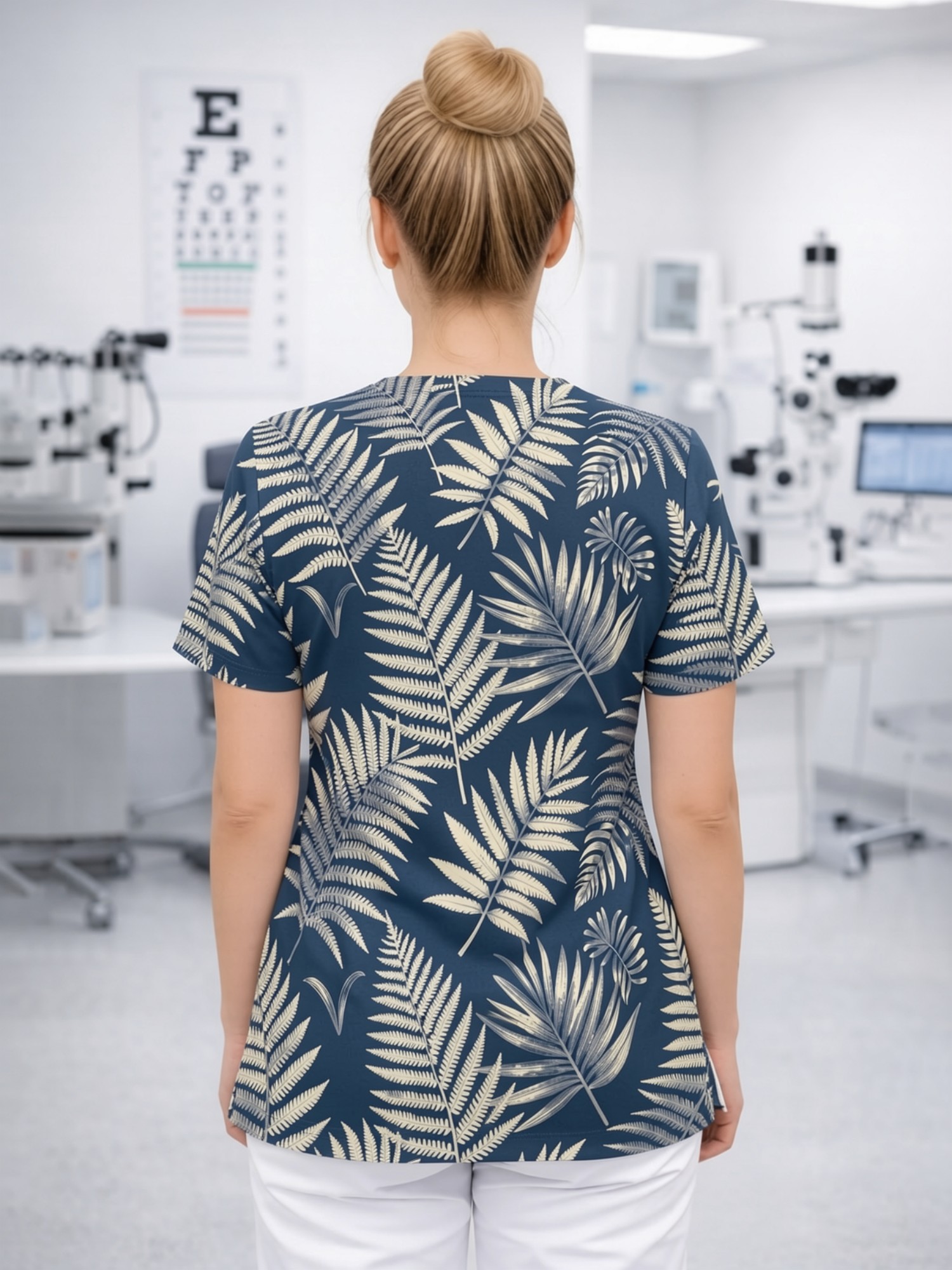 Atasan Scrub Wanita Menawan de - Medical Lab Uniform ulasan dan harga