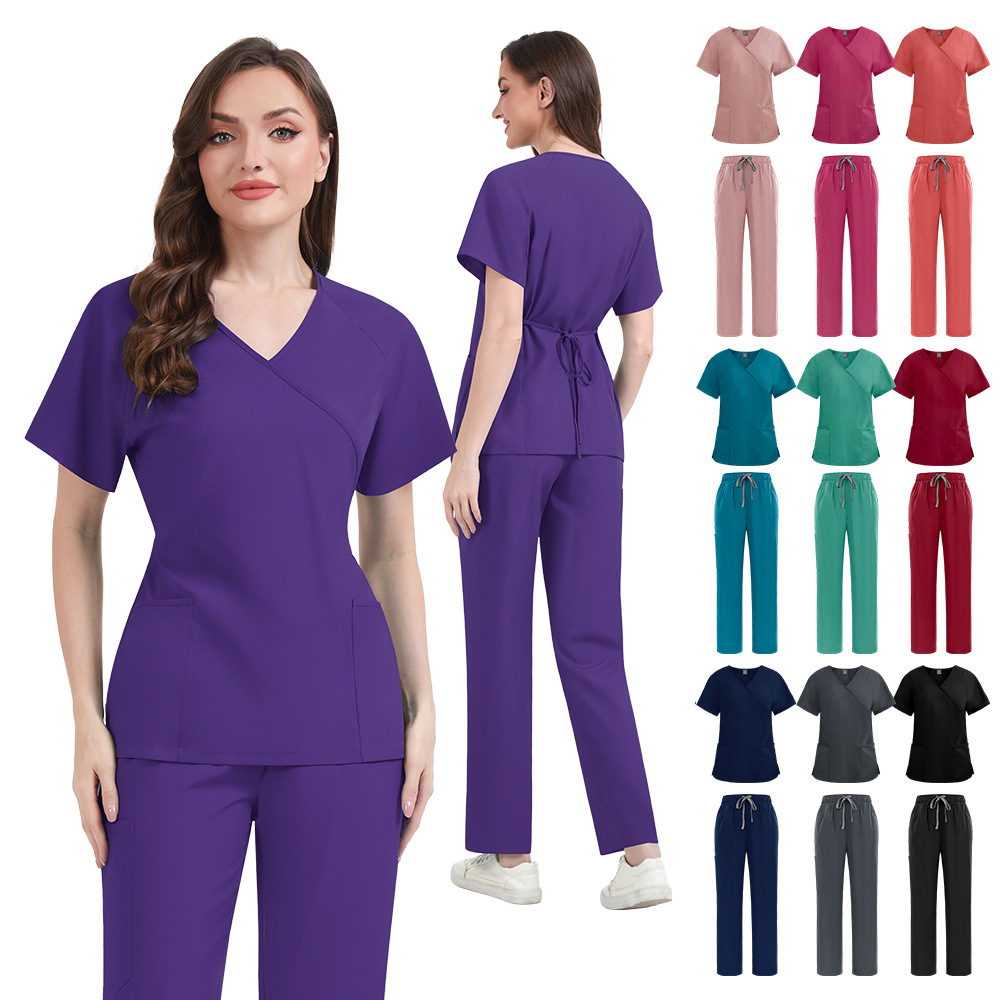 Setelan Scrub Wanita Slim Fit  - Medical Lab Uniform ulasan dan harga
